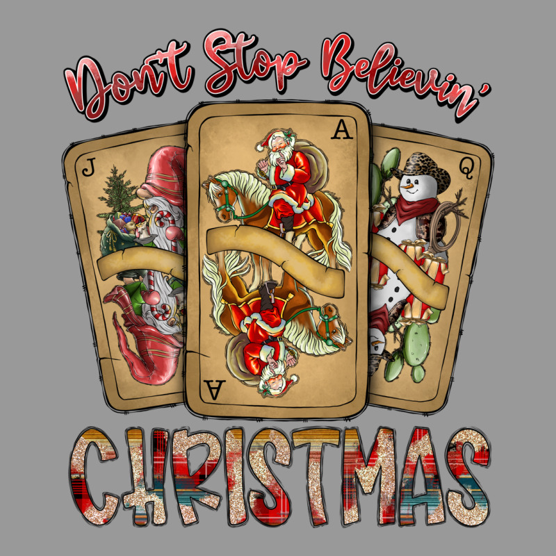 Dont Stop Believin Christmas Vintage Hoodie by SublimationCraftShop | Teevron