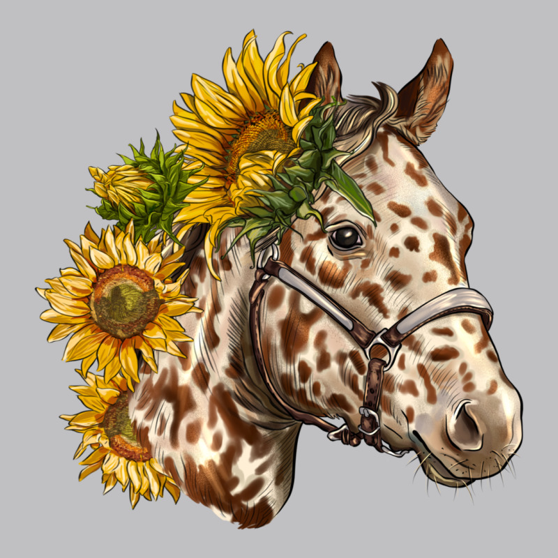 Appaloosa Horse With Sunflowers Classic Tee by LillyAllenDesigns | Teevron