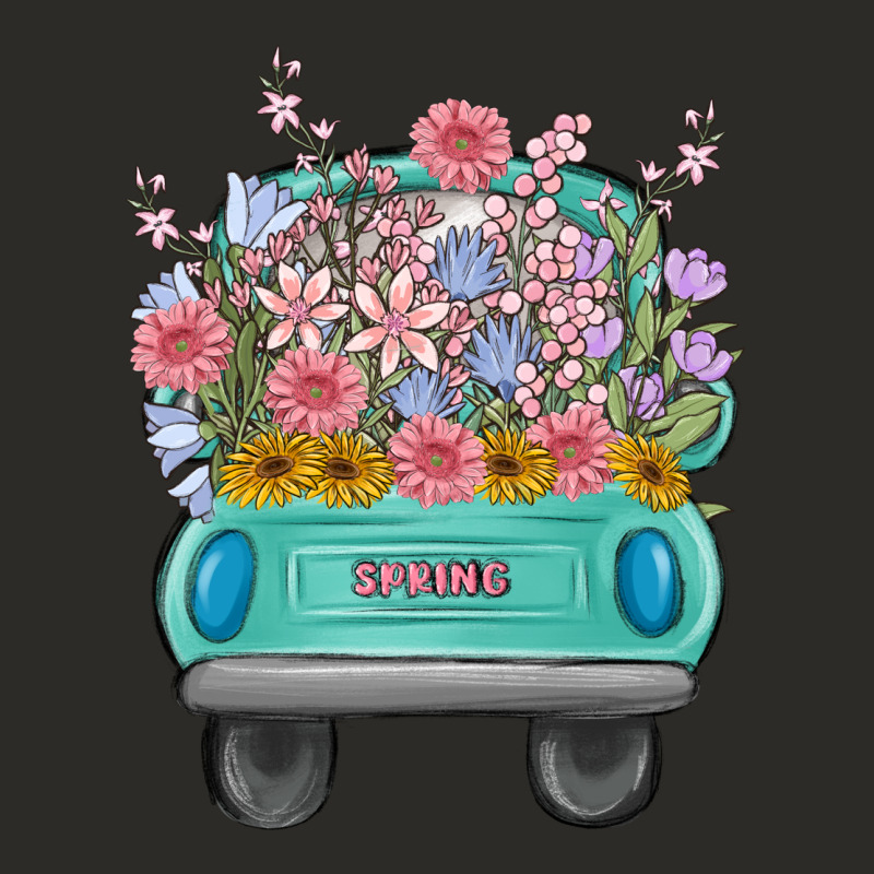 Truck With Flowers Malia Heavy Core Tee by MaliasSmallBusiness | Teevron