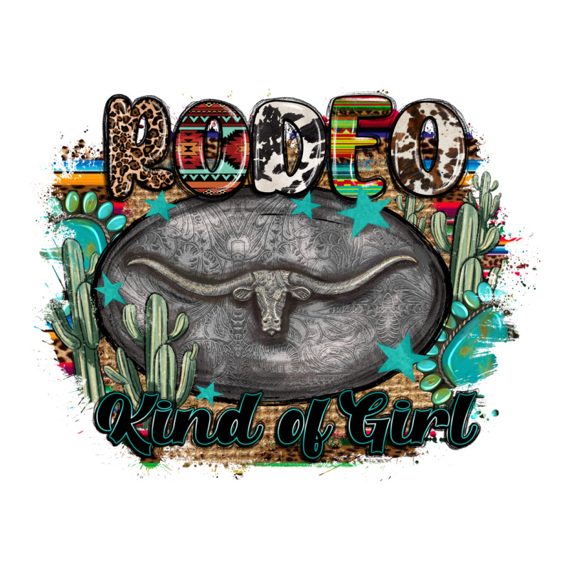 Rodeo Kind Of Girl Premium Tee by MaliasSmallBusiness | Teevron