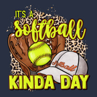 It's A Softball Kinda Day Leopard Heavyweight Sweatshirt | Teevron