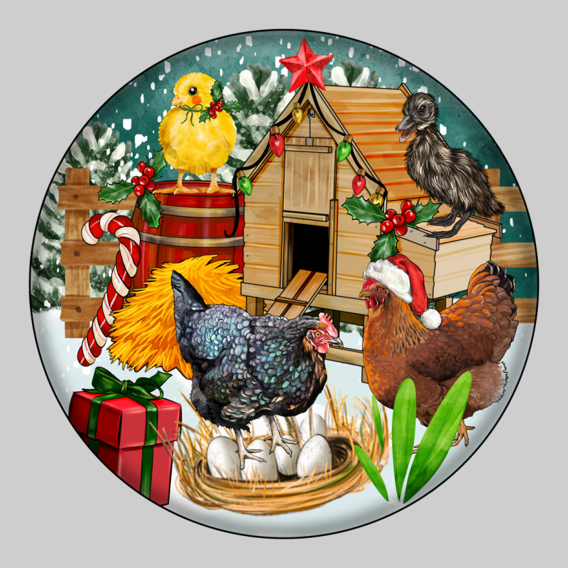 Christmas Coop Ornament Premium Sweatshirt by FaDigitalArtStudio | Teevron