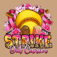 Strike Out Cancer Softball Vintage Tee | Teevron