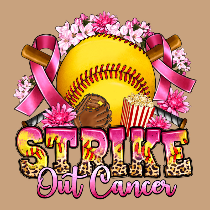 Strike Out Cancer Softball Vintage Tee by Artiststas | Teevron