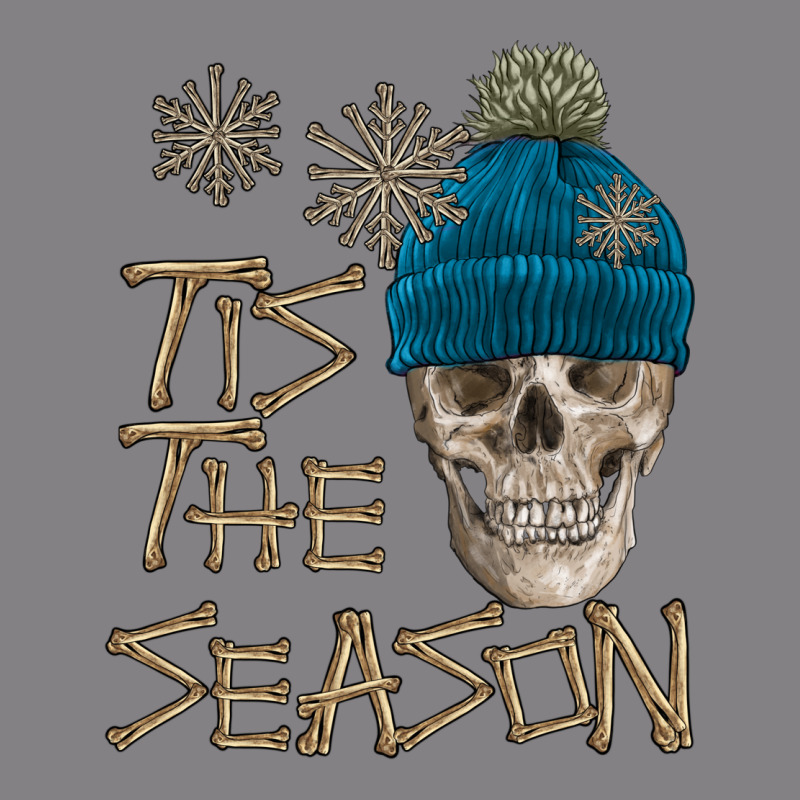 Skull Tis The Season Winter Heavyweight Hoodie by FaDigitalArtStudio | Teevron