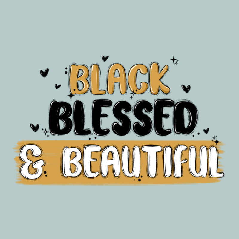 Black Blessed & Beautiful Heavy Core Tee by MaliasSmallBusiness | Teevron