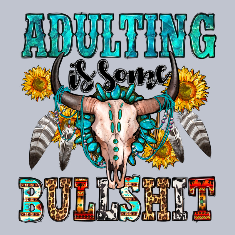 Adulting Is Some Bullshit Premium Hoodie by OliviaCreatesArt | Teevron