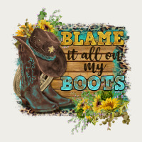 Blame It All On My Boots Zipper Hoodie | Teevron
