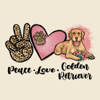 Peace Love Golden Retriever Premium Tee | Teevron