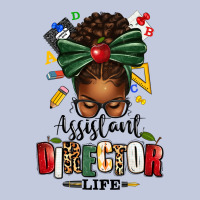 Assistant Director Life Afro Messy Bun Long Sleeve Tee | Teevron