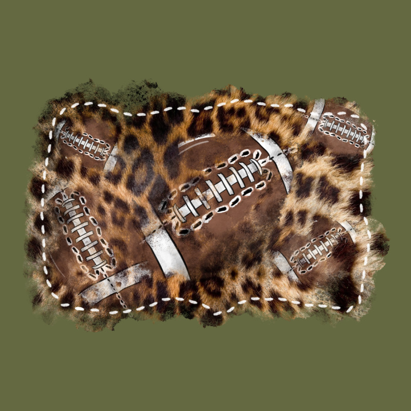 Football Background Leopard Long Sleeve Tee by NancyCooperArtShop | Teevron