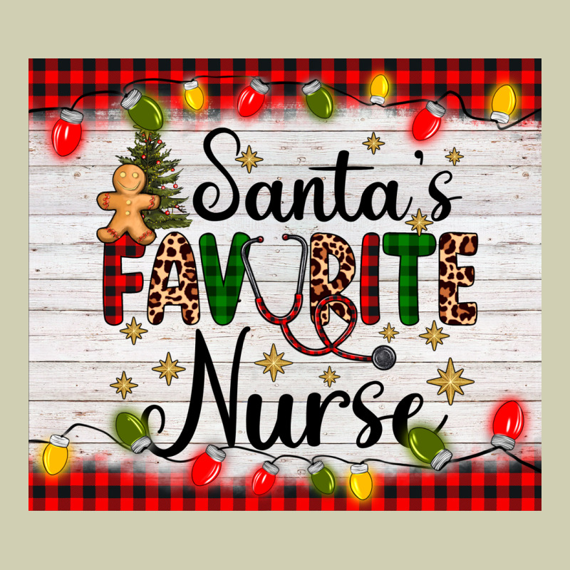 Santa's Favorite Nurse Heavy Core Tee by AdoDesignShop | Teevron