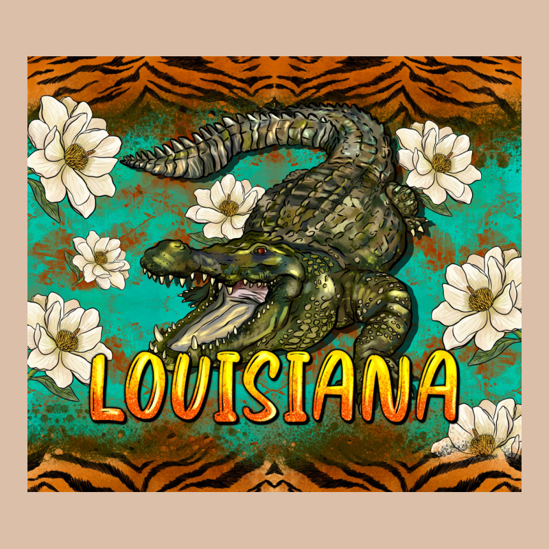 Louisiana Alligator Tumbler Urban Heavy Tee by BarkalooDesign | Teevron
