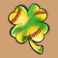 St. Patrick's Day Clover Softball Vintage Tee | Teevron