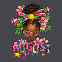 August Girl Afro Woman Summer Long Sleeve Tee | Teevron