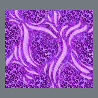 Purple Glitter With Leopard Pattern Heavyweight Sweatshirt | Teevron