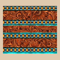 Tooled Leather And Aztec Heavyweight Sweatshirt | Teevron