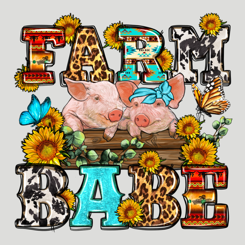 Western Farm Babe Zipper Hoodie by OliviaCreatesArt | Teevron