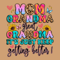Mom Grandma Great Grandma It's Just Keeps Getting Vintage Tee | Teevron
