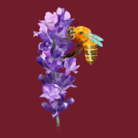 Honey Bee With Lavender Fa Element Zipper Hoodie | Teevron