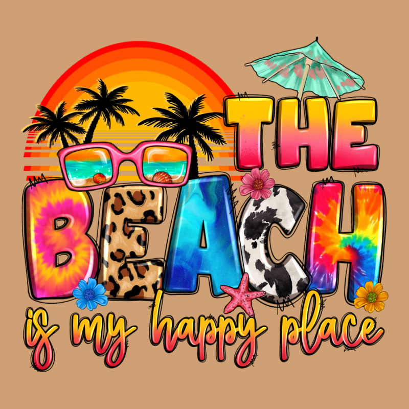 The Beach Is My Happy Place Vintage Tee by Artiststas | Teevron
