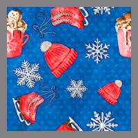 Winter  Snowflakes Hot Cocoa Ice Skating Shoes Heavyweight Hoodie | Teevron