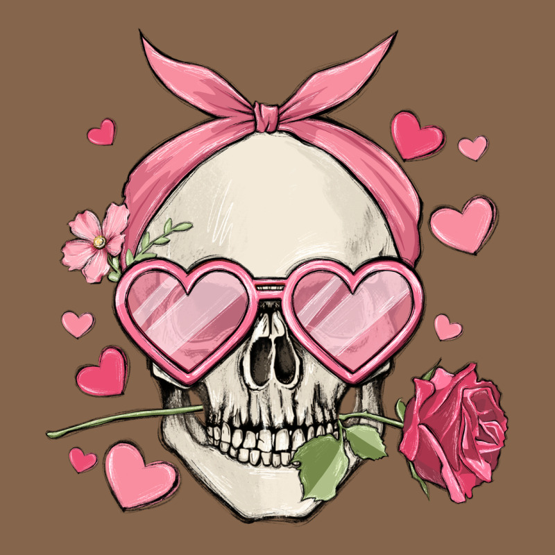 Valentine's Day Skull Premium Tee by MaliasSmallBusiness | Teevron