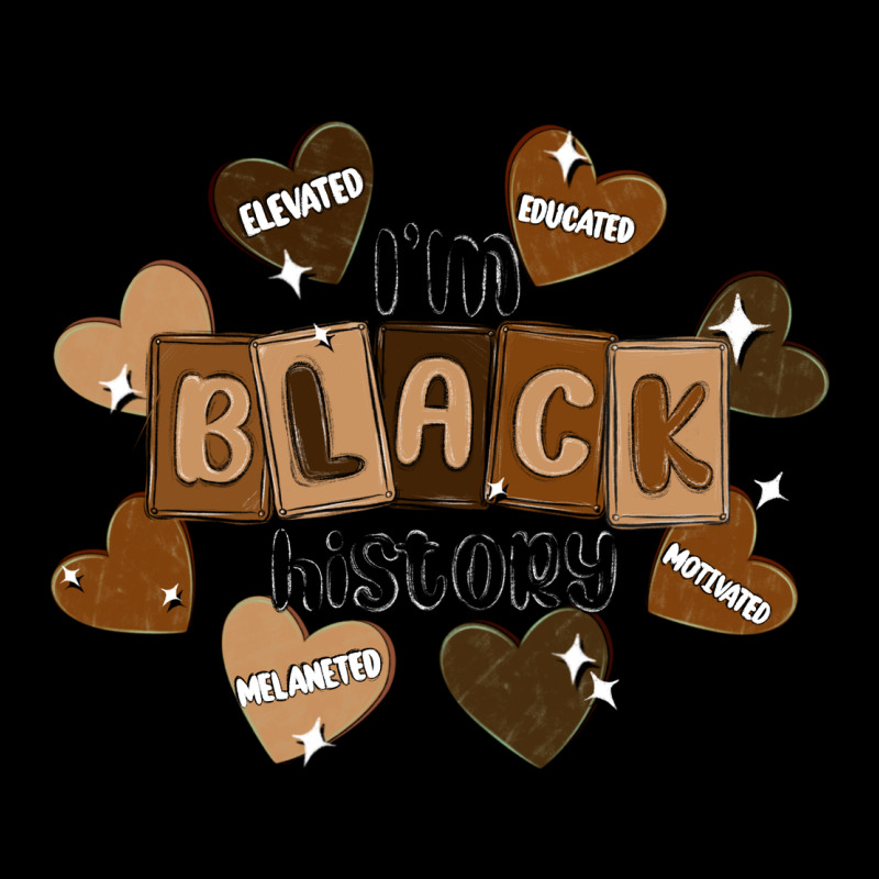 I Am Black History Heavy Core Tee by MaliasSmallBusiness | Teevron