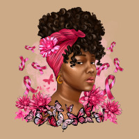 Breast Cancer Afro Woman Vintage Hoodie | Teevron
