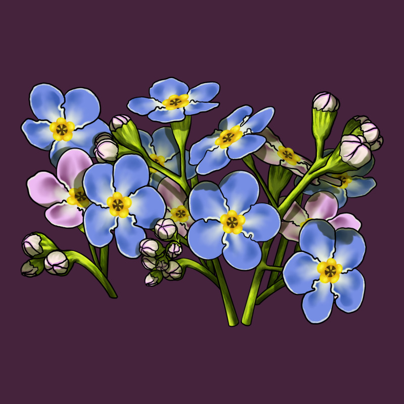 Forget Me Not Flower Illustrations Classic Tee by LillyAllenDesigns | Teevron