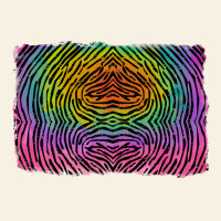 Colorful Zebra Background Vintage Tee | Teevron