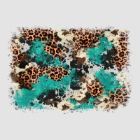 Cowhide Turquoise Glitter Premium Sweatshirt | Teevron