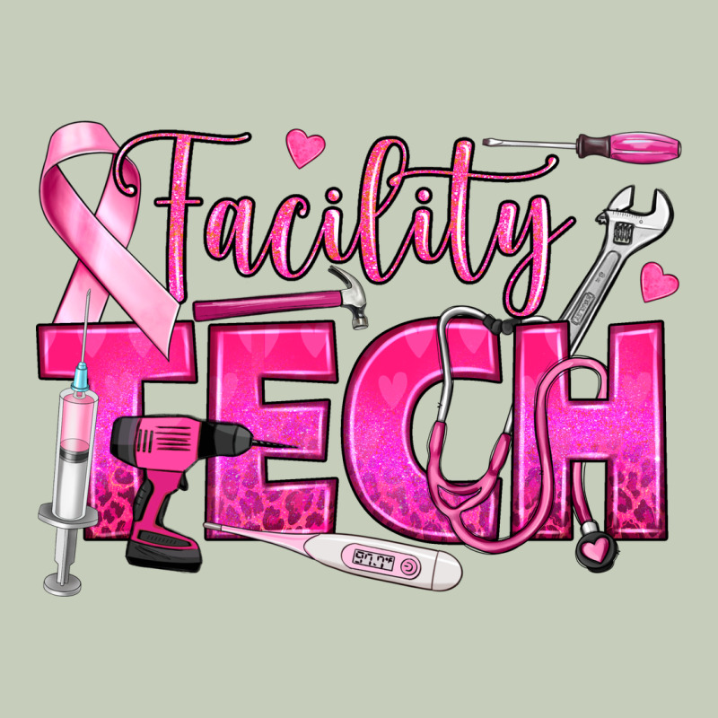Breast Cancer Facility Tech Long Sleeve Tee by texasbilliewilder | Teevron