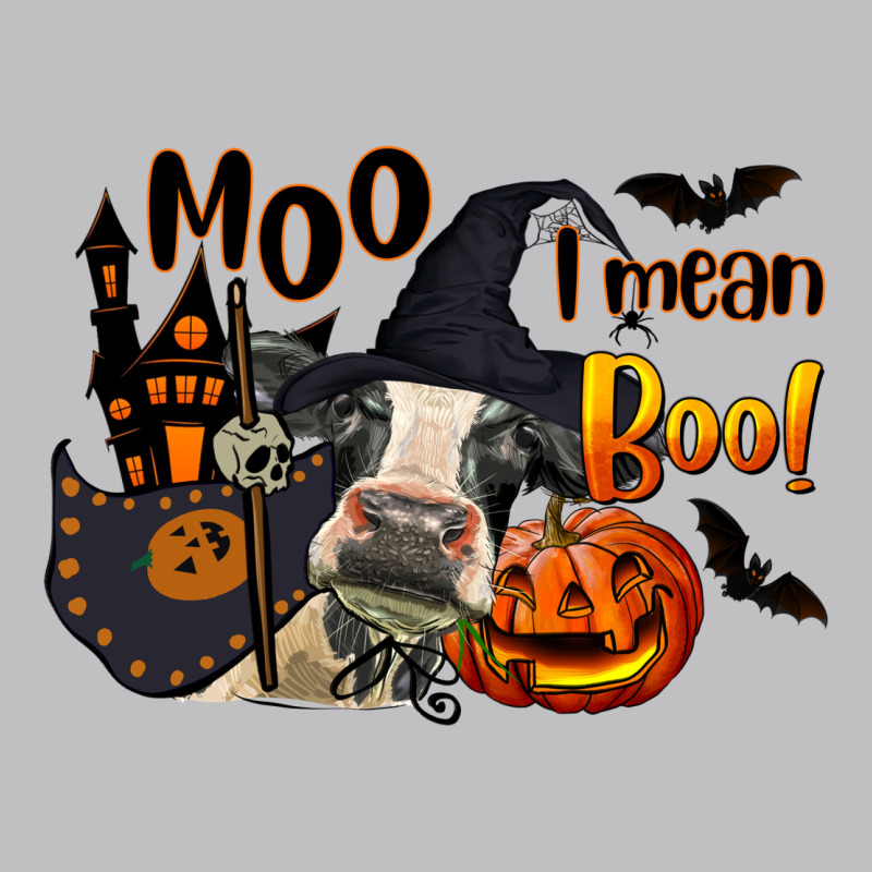 Moo I Mean Boo Holstein Cow Classic Tee by LillyAllenDesigns | Teevron