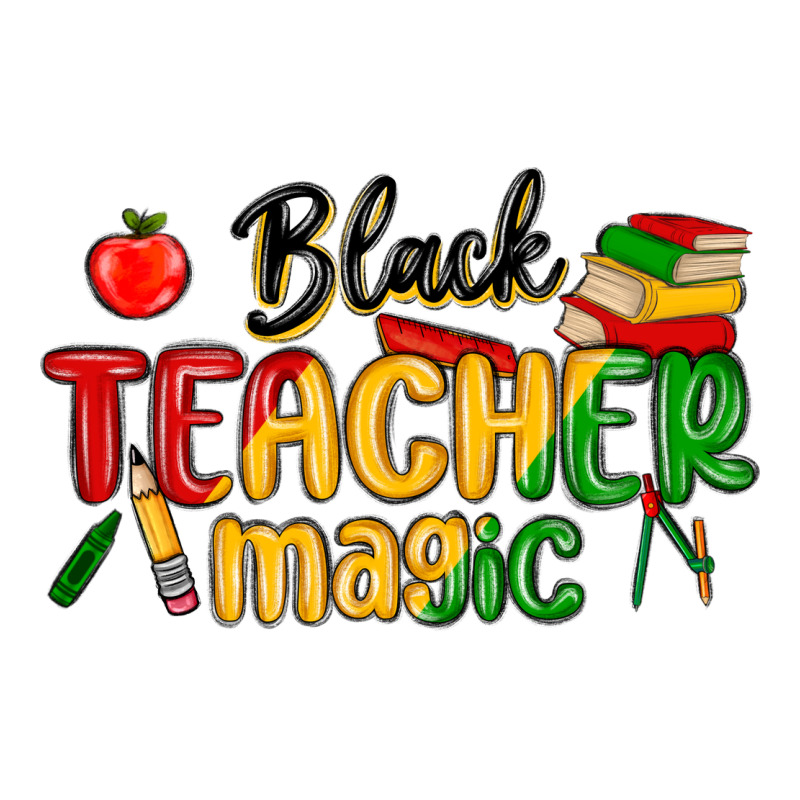 Black Teacher Magic Juneteenth Ladies Tee by MaliasSmallBusiness | Teevron
