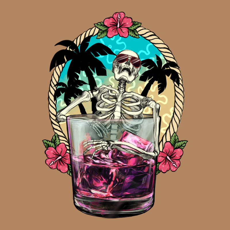 Summer Skeleton Cocktail Long Sleeve Tee by NancyCooperArtShop | Teevron
