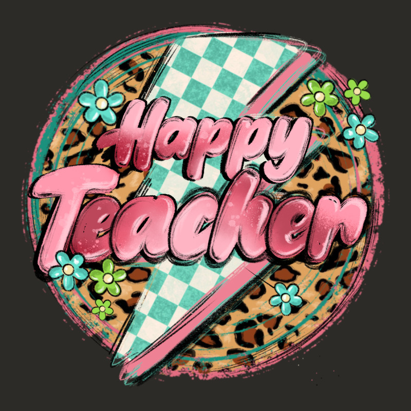 Happy Teacher Lighting Bolt Heavy Core Tee by MaliasSmallBusiness | Teevron