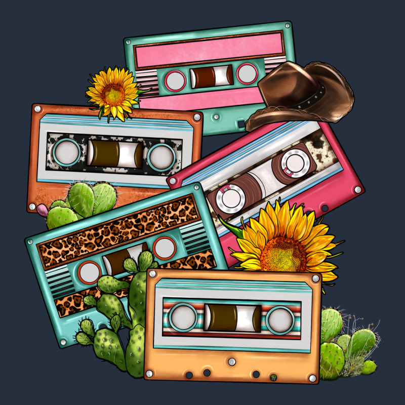 90s Country Caassette Tapes Zipper Hoodie by OliviaCreatesArt | Teevron