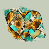 Leopard Sunflower Cowhide Glitter Heart Classic Tee | Teevron
