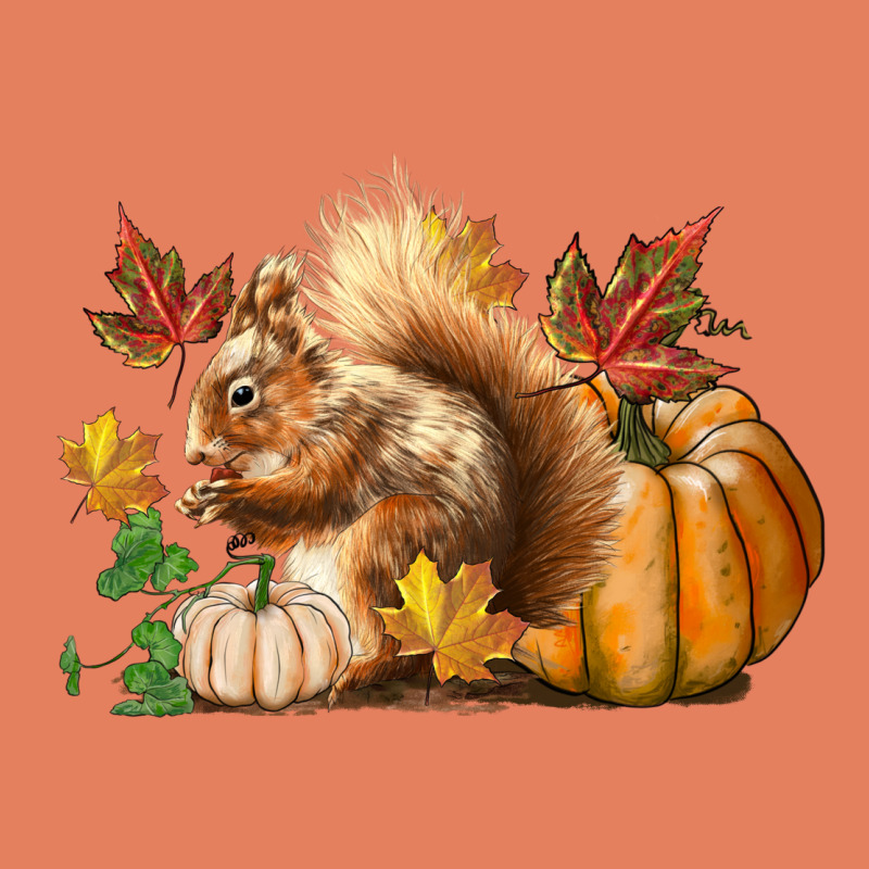 Fall Squirrel Classic Tee by LillyAllenDesigns | Teevron