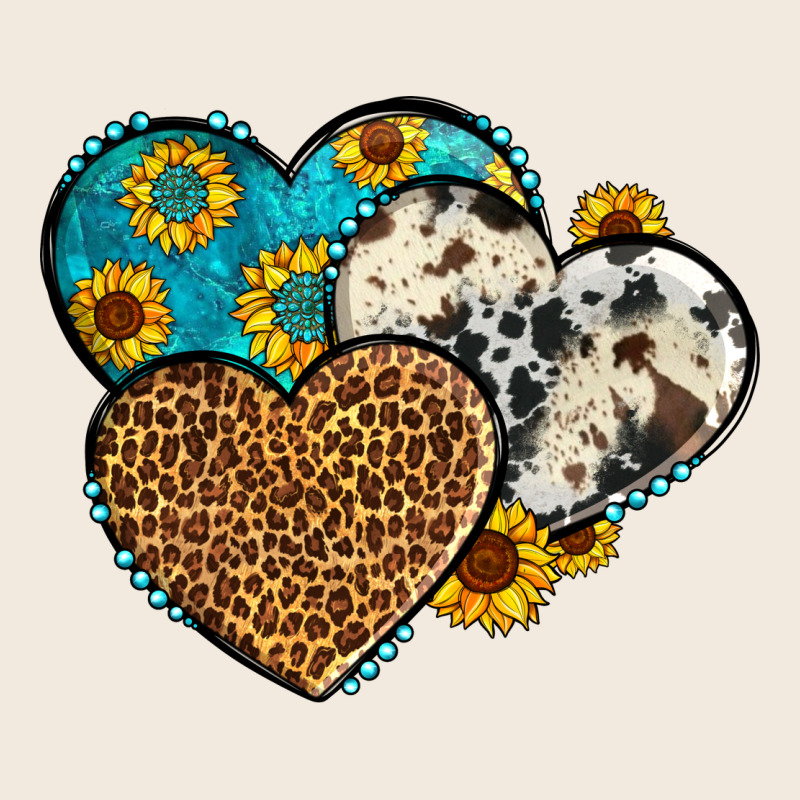 Cowhide Leopard Hearts Zipper Hoodie by OliviaCreatesArt | Teevron