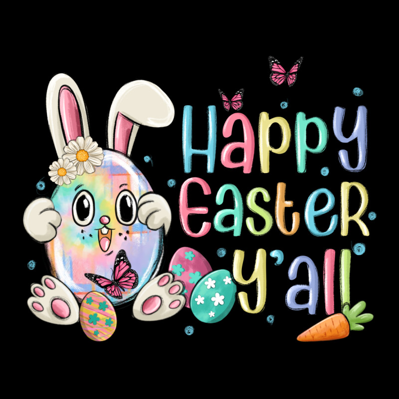 Happy Easter Y'all Heavy Core Tee by MaliasSmallBusiness | Teevron