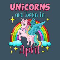 Unicorns Are Born In April Urban Heavy Tee | Teevron