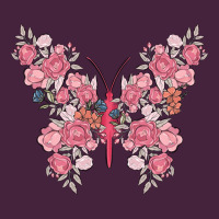 Floral Butterfly Premium Tee | Teevron