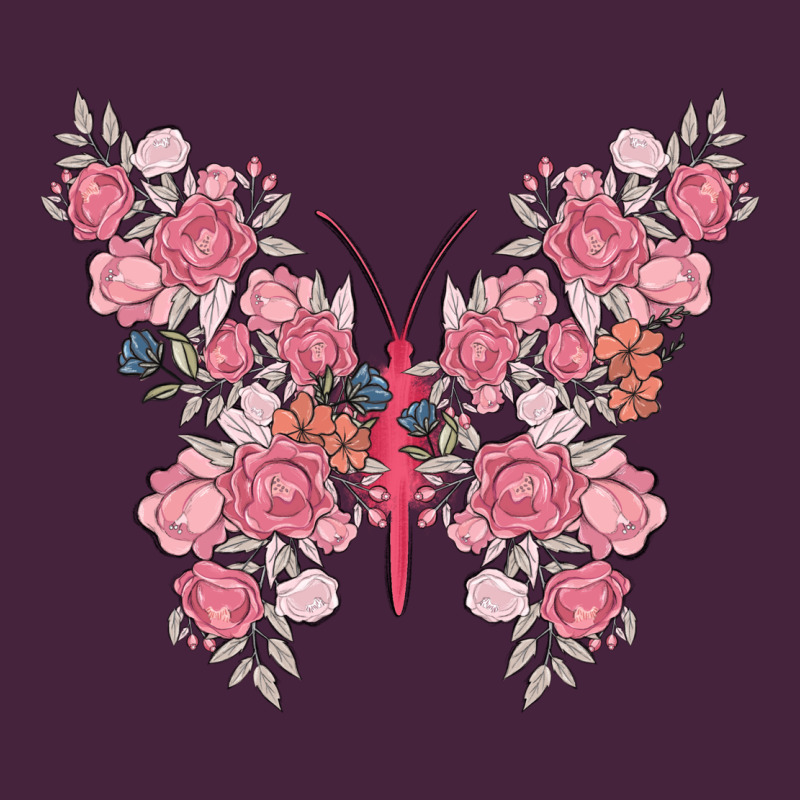 Floral Butterfly Premium Tee by MaliasSmallBusiness | Teevron