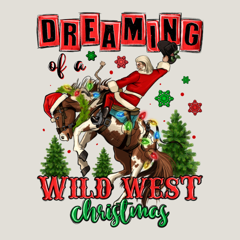 Dreaming Of A Wild West Christmas Cowboy Santa Heavy Core Tee by MaliasSmallBusiness | Teevron