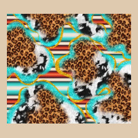 Serape Cowhide And Leopard With Glitter Heavyweight Sweatshirt | Teevron