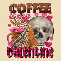 Coffee Is My Valentine Skull Premium Hoodie | Teevron