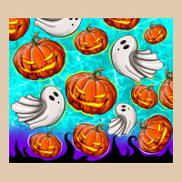 Halloween Pumpkins With Ghosts Heavyweight Sweatshirt | Teevron
