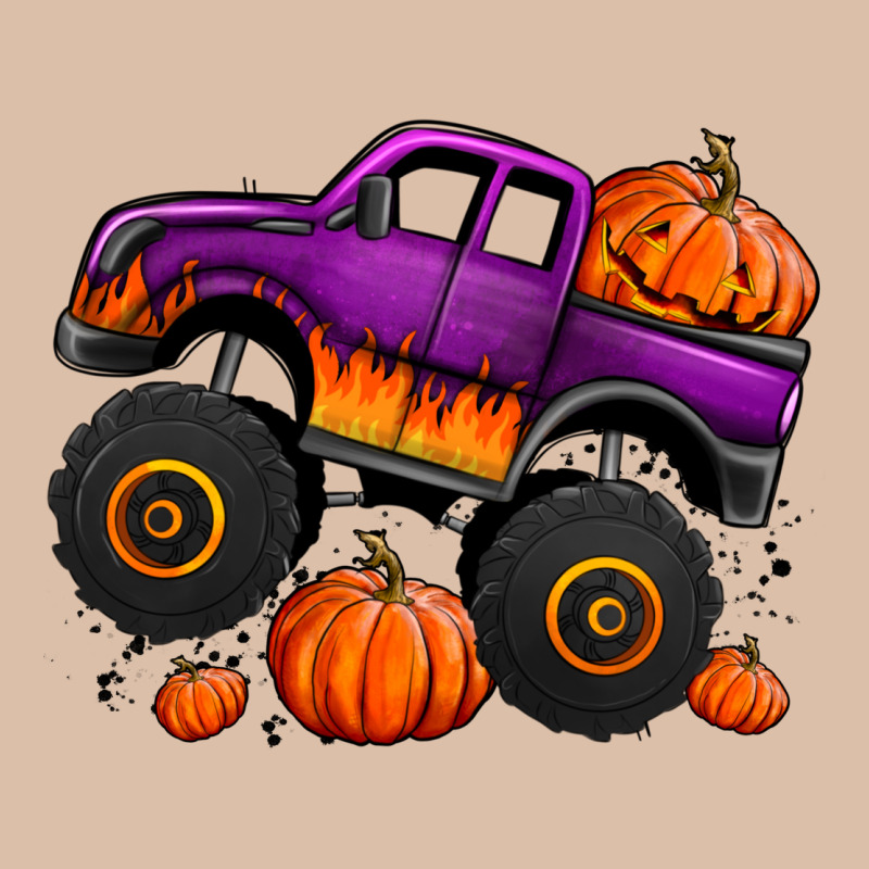 Halloween Jack O Lantern Monster Truck Urban Heavy Tee by Jasminsmagicworld | Teevron